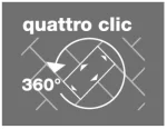K411 Dub Laguna / široké lamely / Quattro clic - DOPREDAJ - náhľad